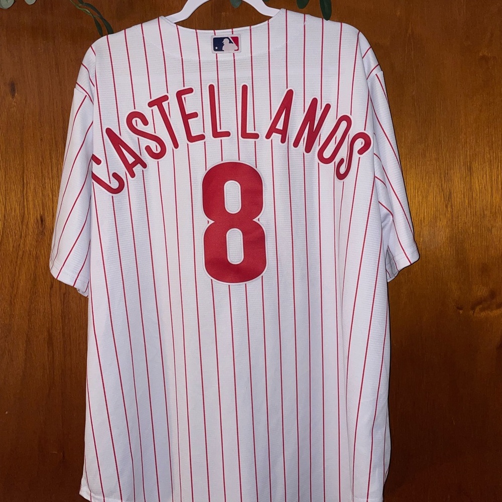 Nick Castellanos #8 Philadelphia Phillies Nike Jersey